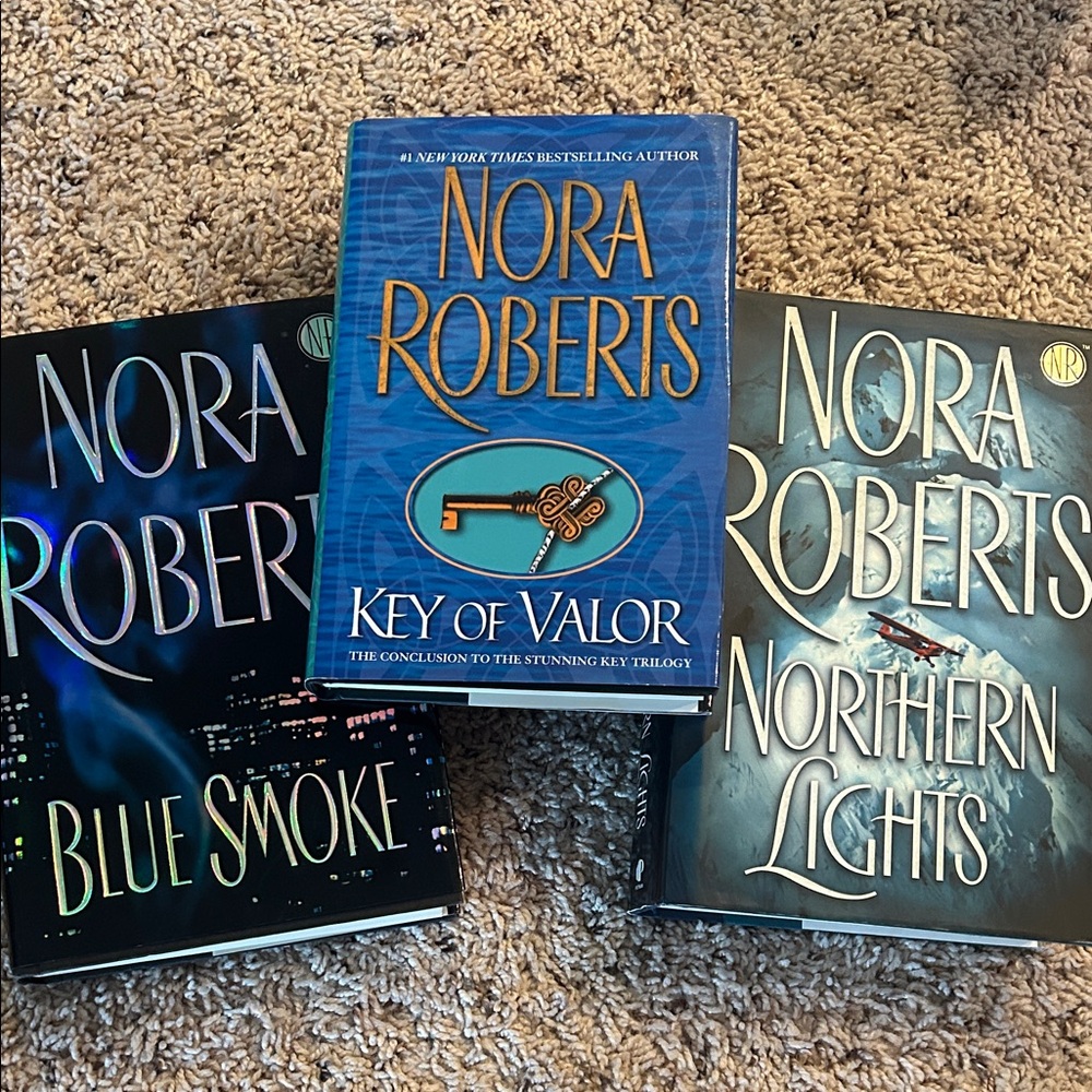 Nora Roberts Books - Key of Valor, Blue Smoke, Northern Lights